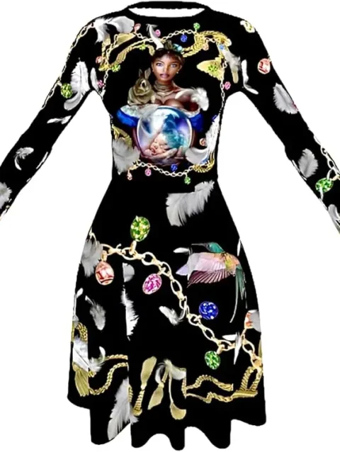 Vestido Diseño Exclusivo Inma de la Riva  Mami Mumi Colibrí