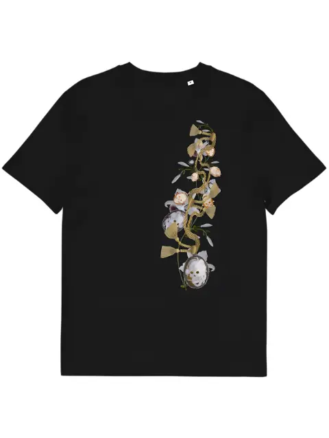 "Orchids and Cameos" Organic Unisex T-shirt