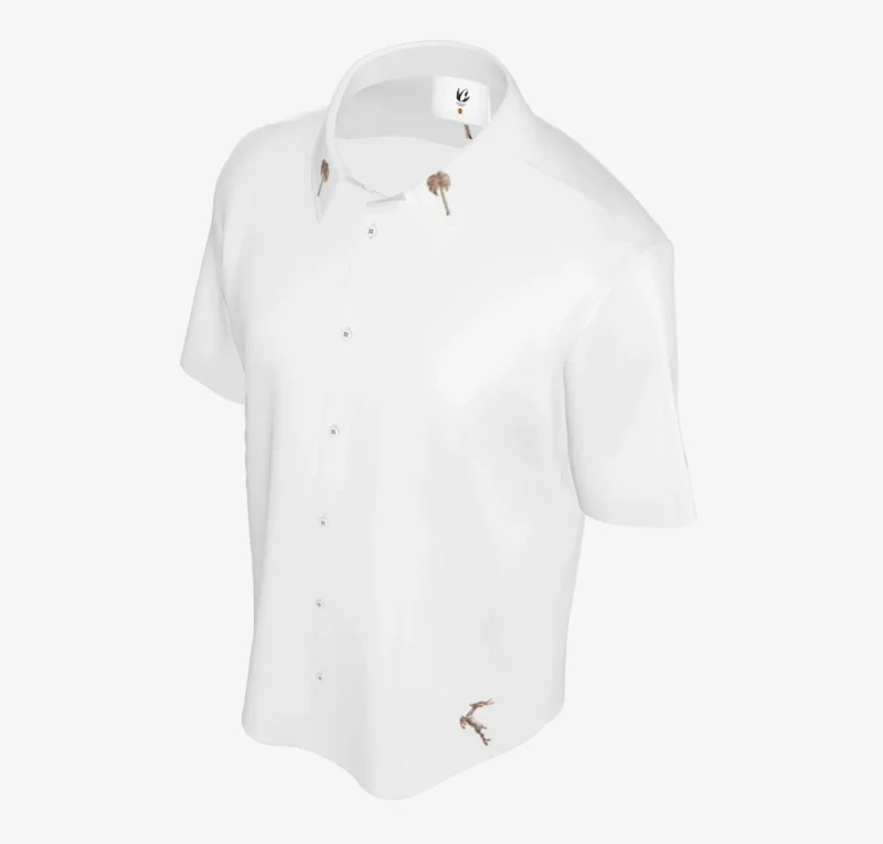 Camisa de Manga Corta para Hombre La Gacela Y Las Palmeras
