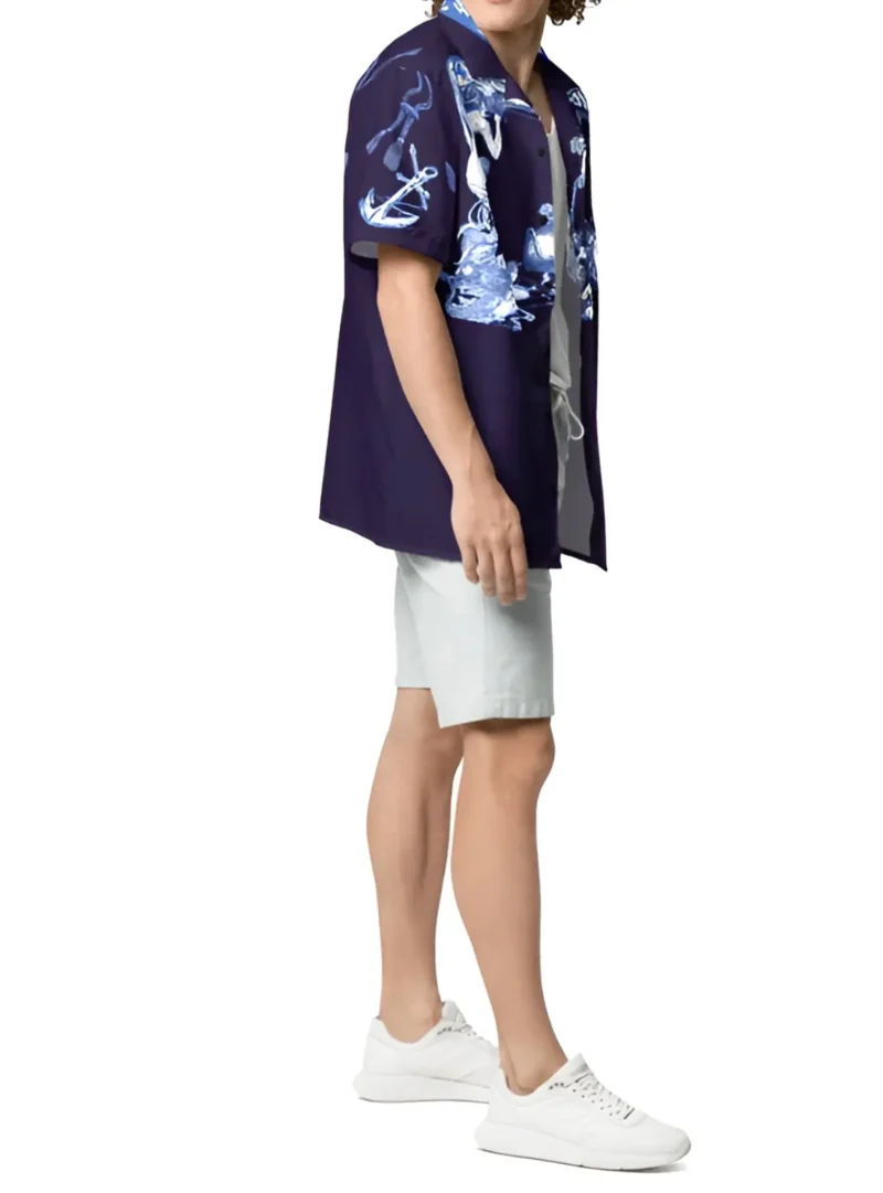 Camisa Neptuno y las Sirenas diseño exclusivo Inma de la Riva