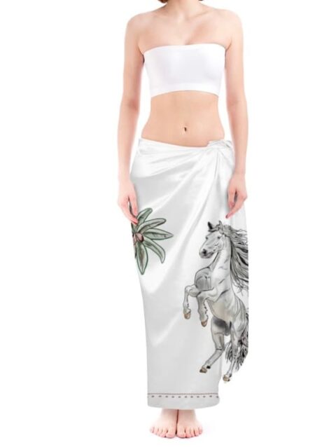 "White Horse" Beach Wraps: Wild Elegance