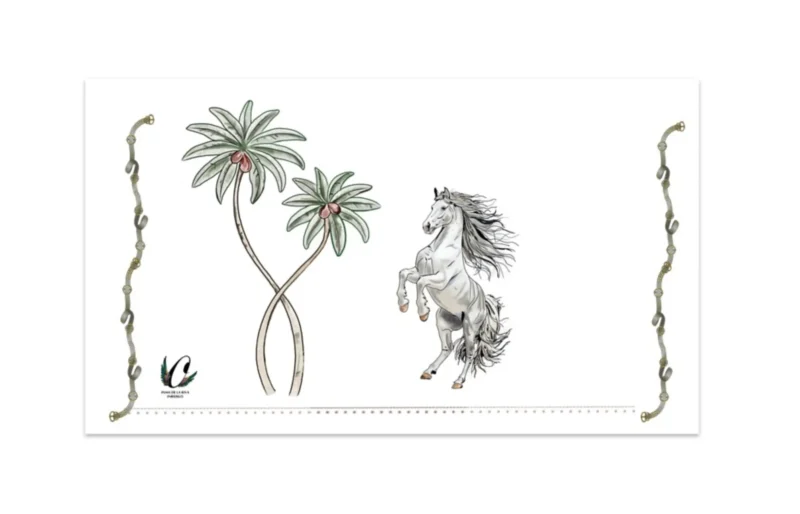 "White Horse" Beach Wraps: Wild Elegance - Image 3