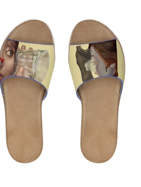 "The Confidant" Flip-Flops: Guardian of Secrets