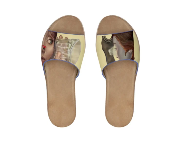 "The Confidant" Flip-Flops: Guardian of Secrets