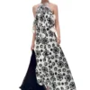 "Lunar Pom-Pom" Dress: Avant-Garde Sophistication with a Touch of Fantasy
