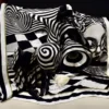 "Distorted Dreams" Unique Scarf-Carré