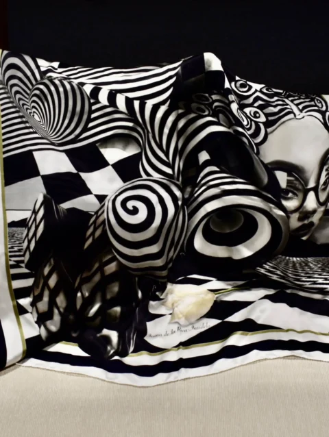 "Distorted Dreams" Unique Scarf-Carré