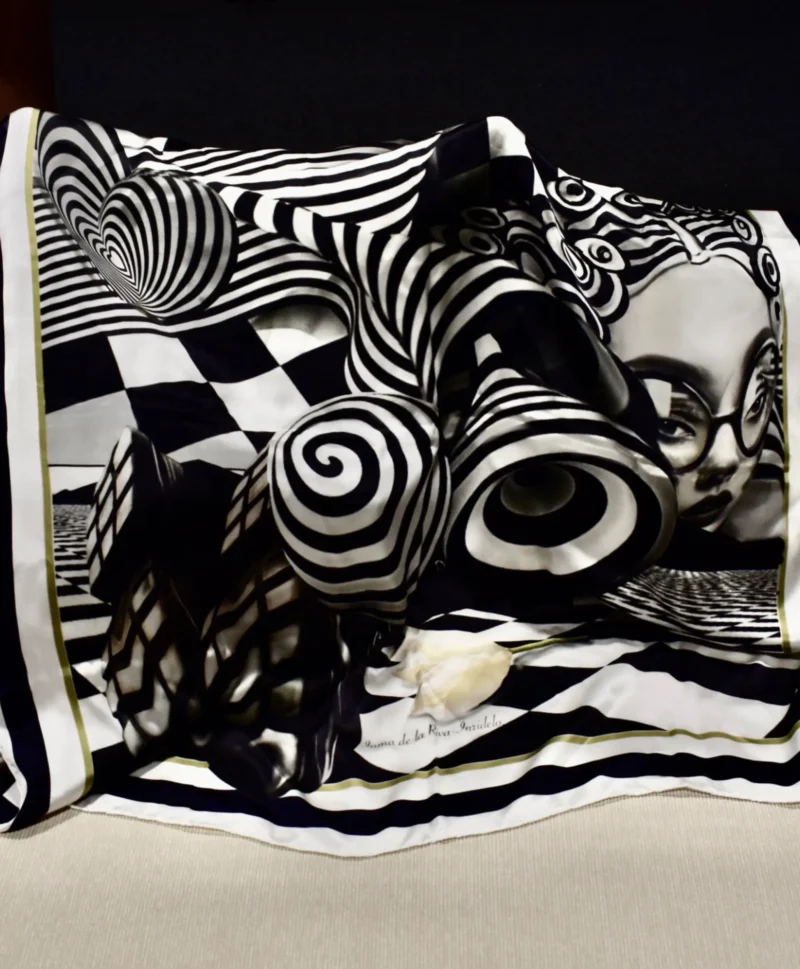 "Distorted Dreams" Unique Scarf-Carré