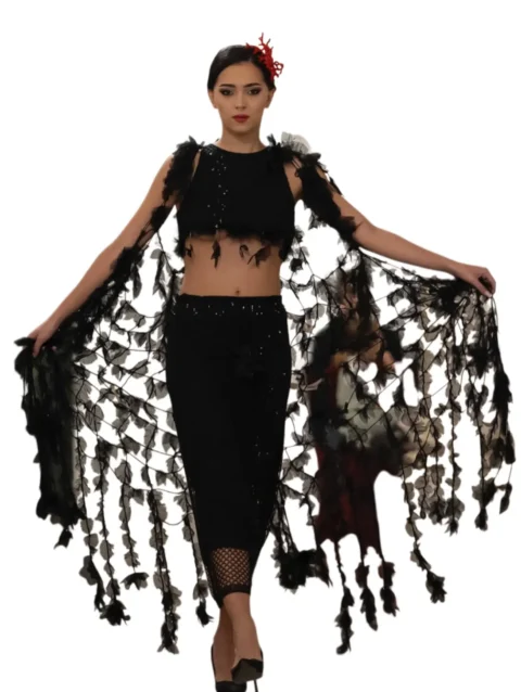 "Nocturnal Lattice" Set: Handcrafted Elegance for the Night