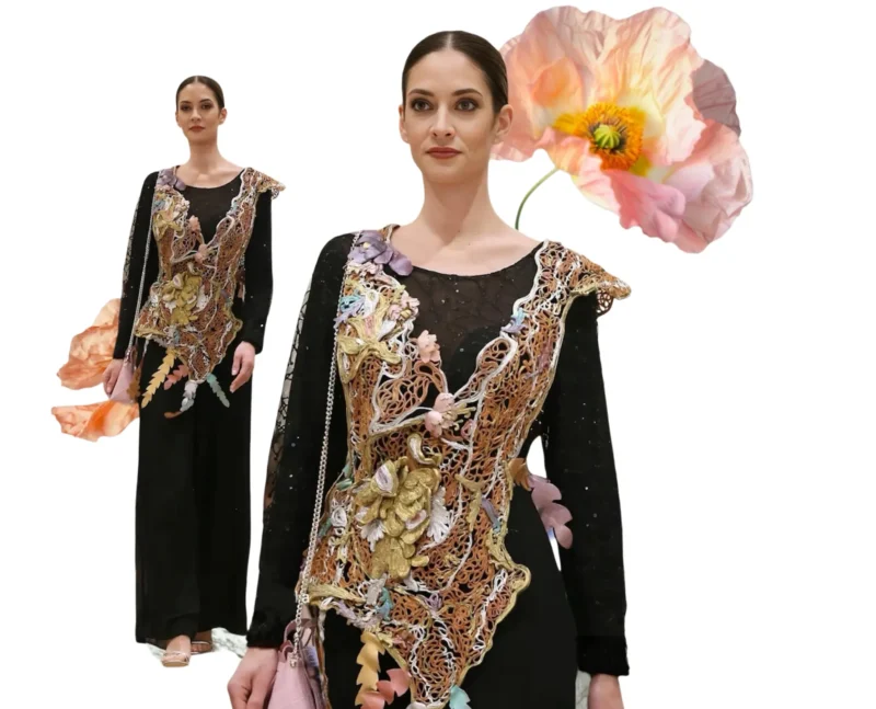 "Sculptural Elegance" Set: A Fusion of Art and Sophisticated Fashion