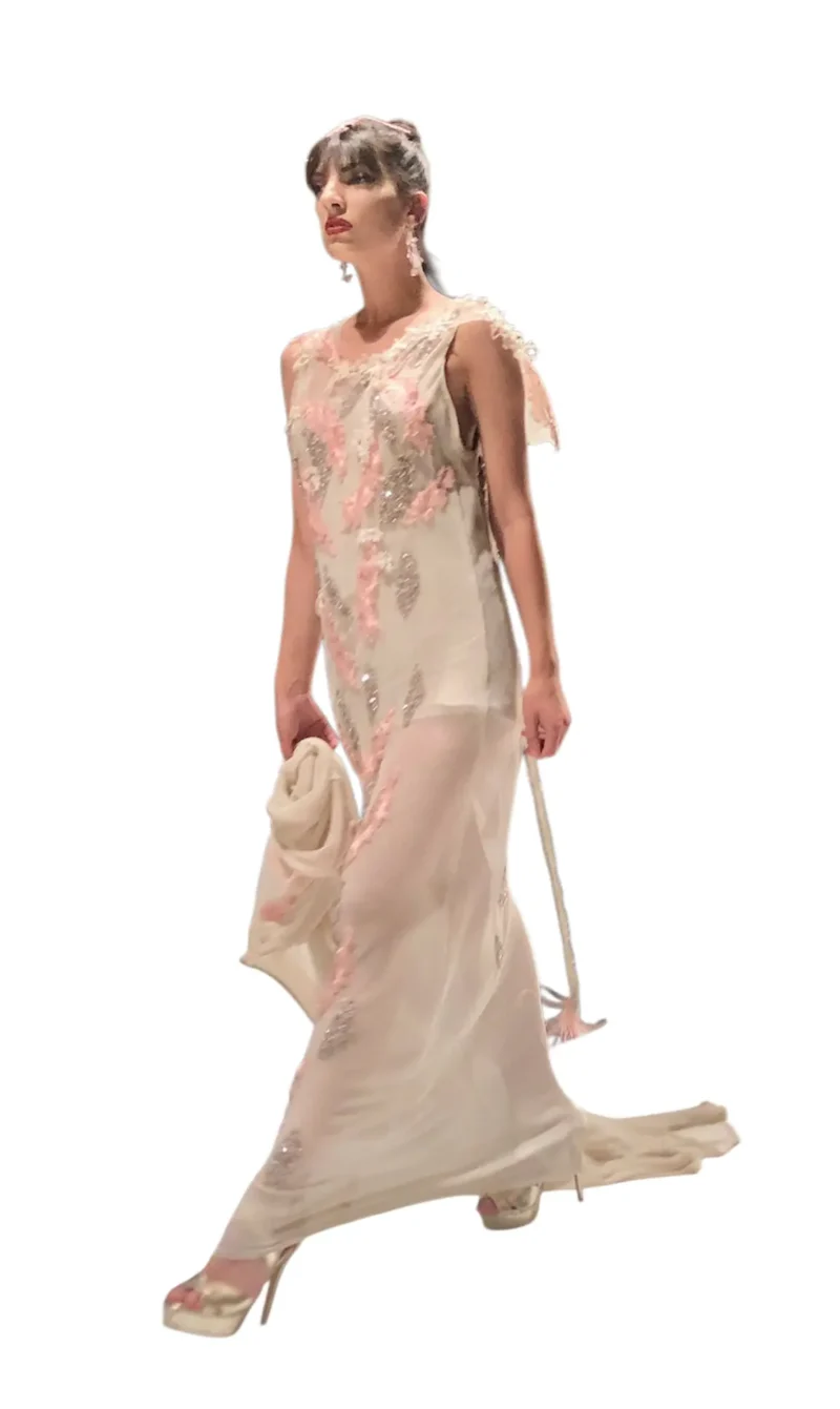 Vestido Alta costura Inma de la Riva  "Eclat Doré Dubai