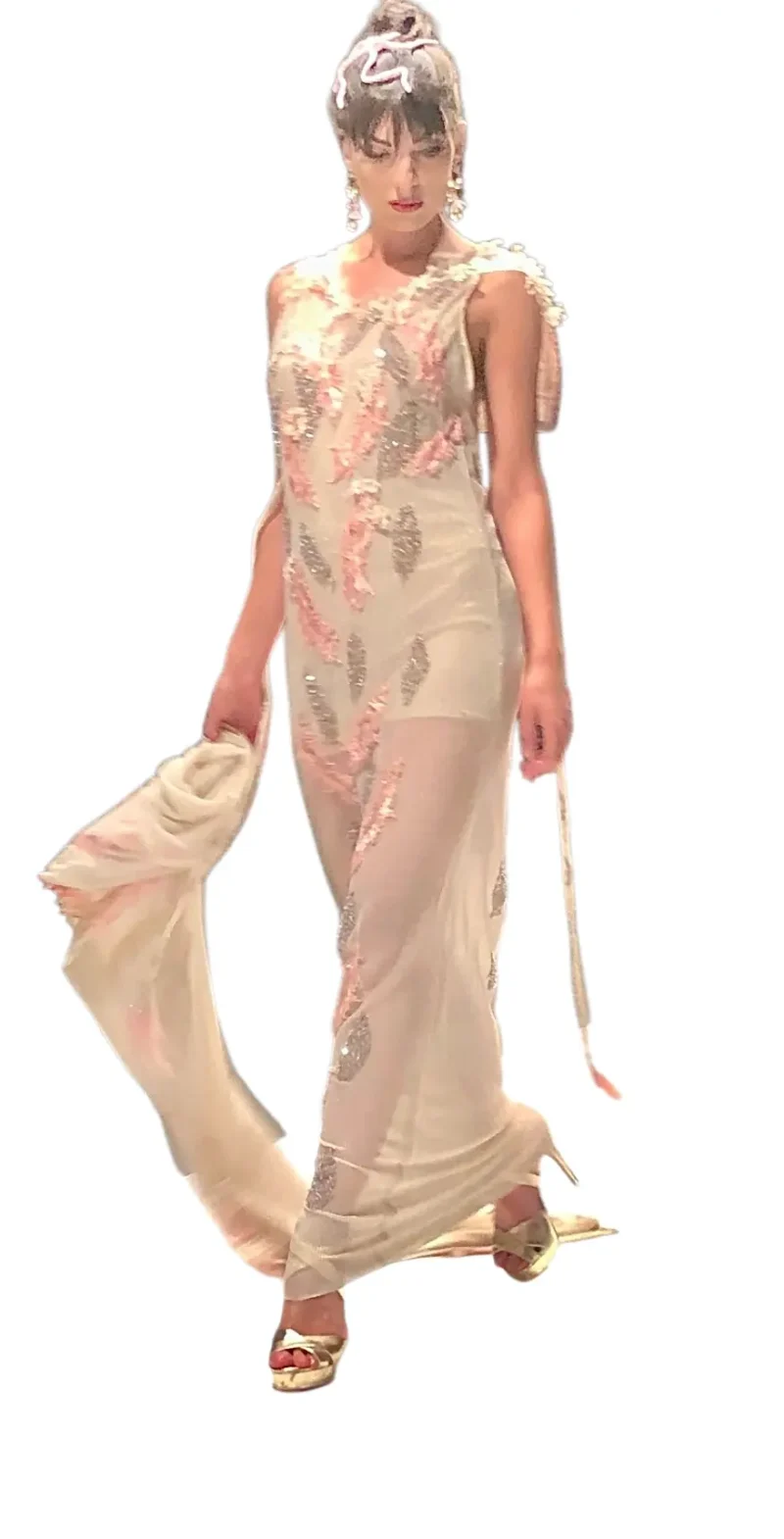 Vestido Alta costura Inma de la Riva  "Eclat Doré Dubai