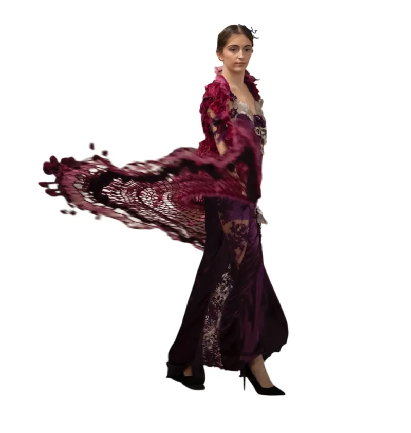 "Flamenco Majesty" Haute Couture Design: Imposing and Passionate