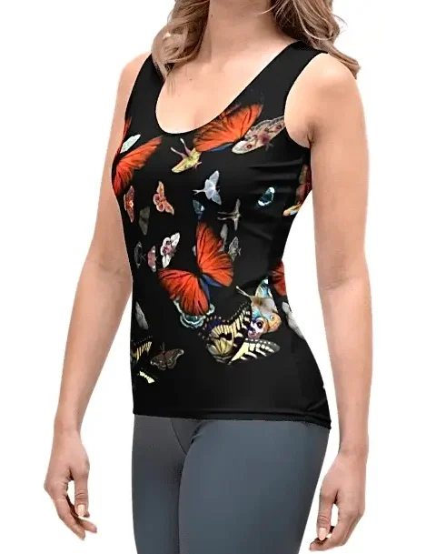 "My Butterflies" Adjustable Tank Top