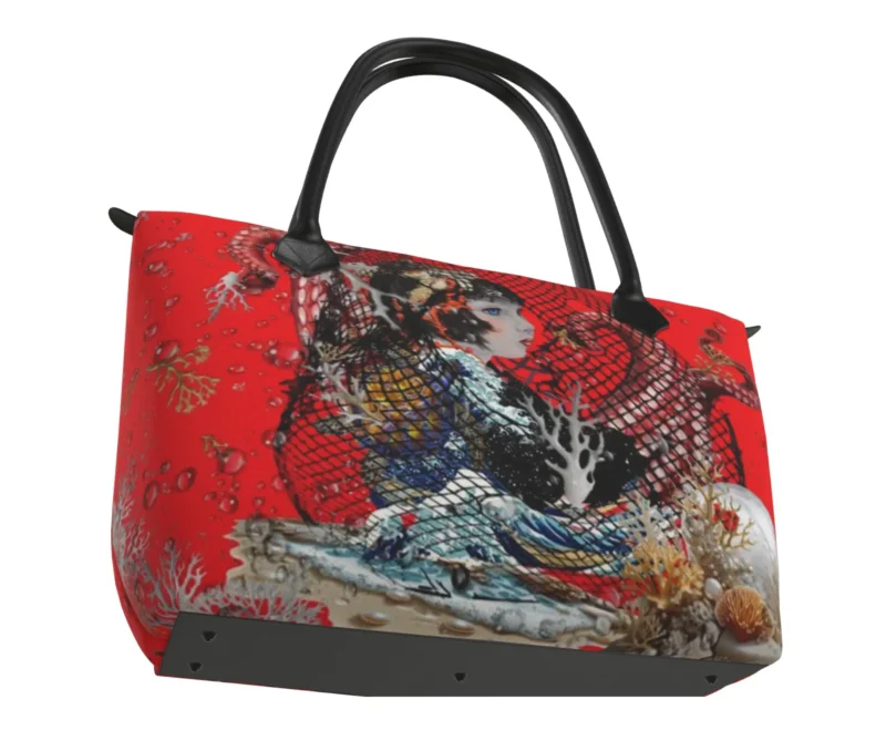 "The Sea Girl" Tote Bag: Art and Exclusive Craftsmanship - Image 2