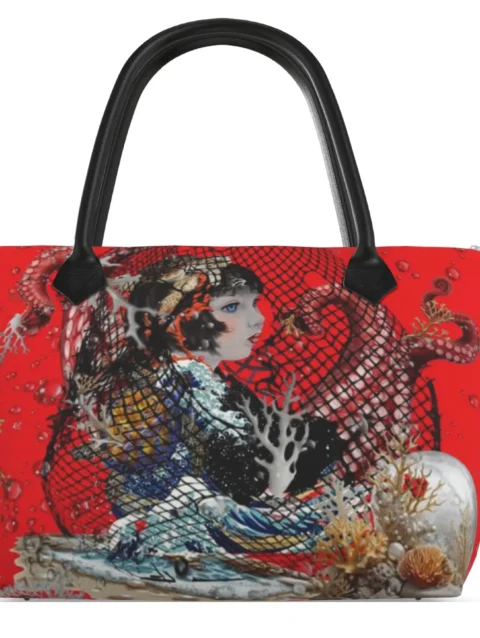 "The Sea Girl" Tote Bag: Art and Exclusive Craftsmanship