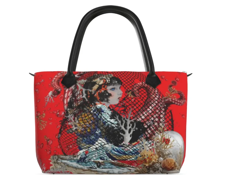 "The Sea Girl" Tote Bag: Art and Exclusive Craftsmanship