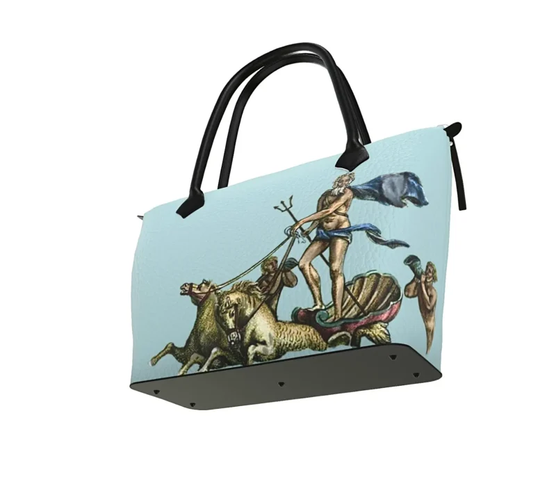 "Light Blue" Tote Bag: Art and Exclusive Craftsmanship - Image 4