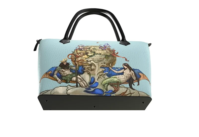 "Light Blue" Tote Bag: Art and Exclusive Craftsmanship - Image 2