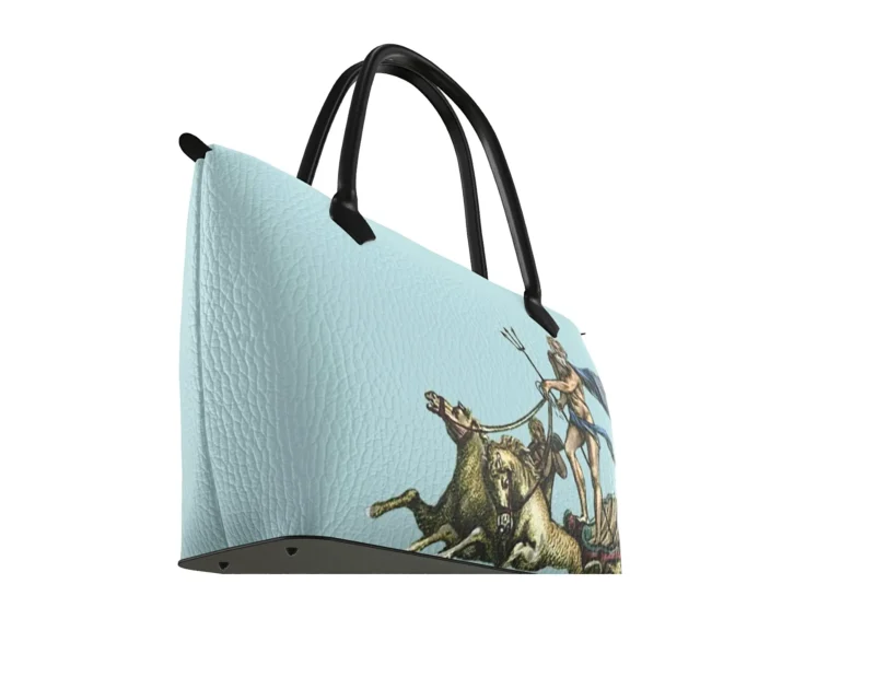 "Light Blue" Tote Bag: Art and Exclusive Craftsmanship - Image 3