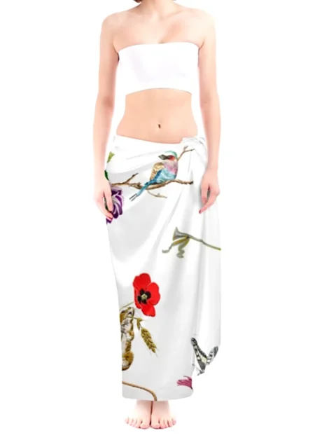 "Celestial Daytime Garden" Beach Wraps: Warmth and Design for Your Summer