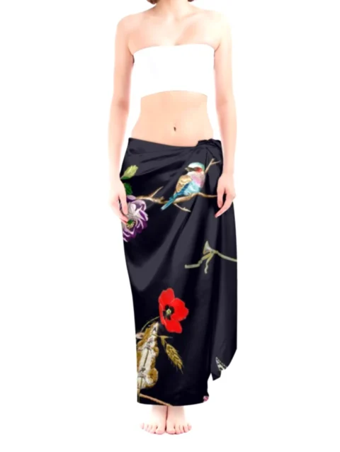 "Celestial Night Garden" Beach Wraps: Harmony and Magic for Your Summer
